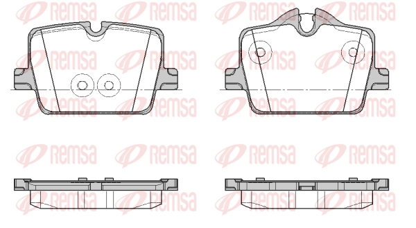 Brake Pad Set, disc brake (1874 00)