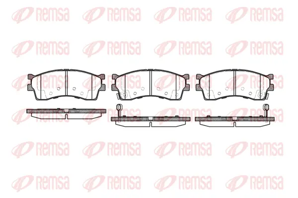 Brake Pad Set, disc brake (0415 42)
