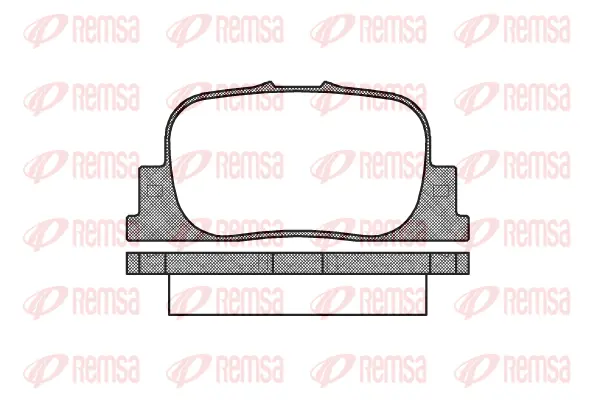 Brake Pad Set, disc brake (0801 00)