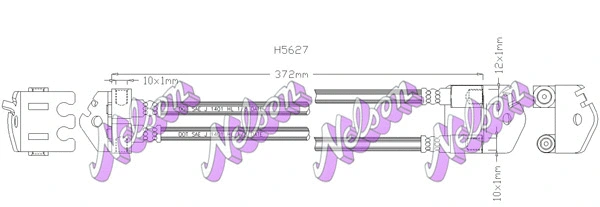 Brake Hose (H5627)
