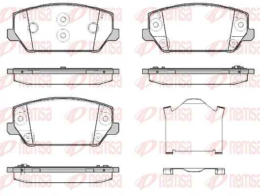 Brake Pad Set, disc brake (1809 02)