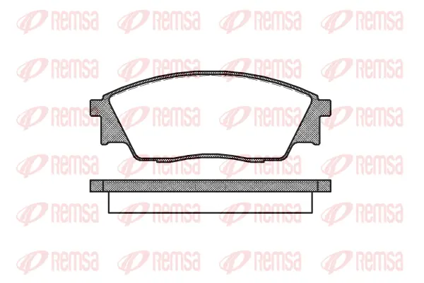 Brake Pad Set, disc brake (0307 00)