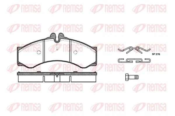 Brake Pad Set, disc brake (0614 00)