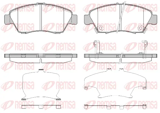Brake Pad Set, disc brake (0418 32)