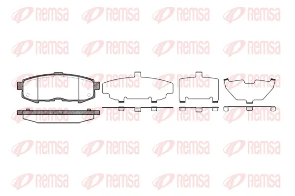 Brake Pad Set, disc brake (1160 00)