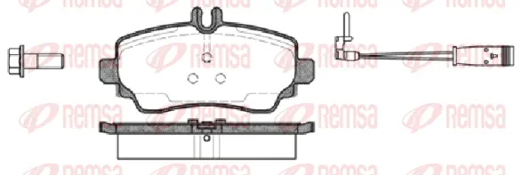 Brake Pad Set, disc brake (0650 22)