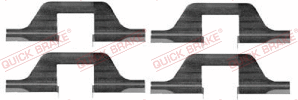 Accessory Kit, disc brake pad (109-1263)