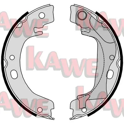 Brake Shoe Set, parking brake (09760)