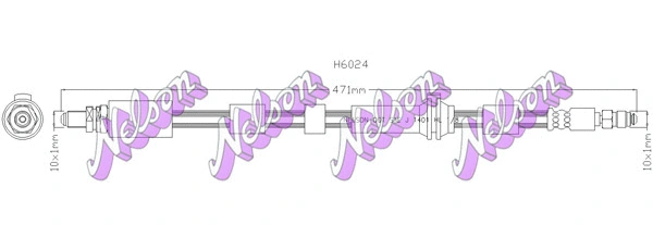 Brake Hose (H6024)