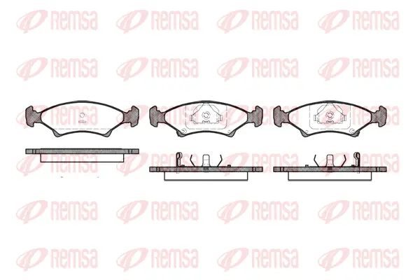 Brake Pad Set, disc brake (0502 02)