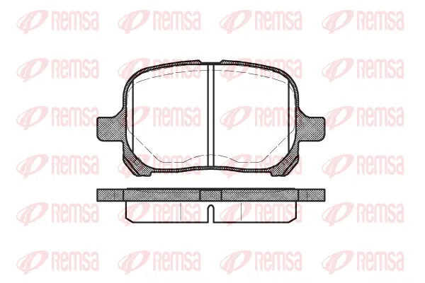 Brake Pad Set, disc brake (0621 00)