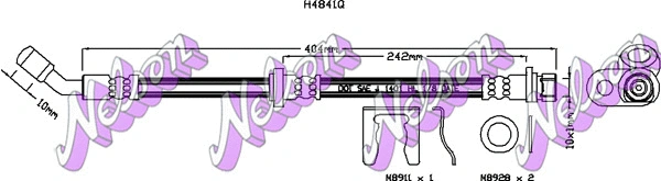 Brake Hose (H4841Q)