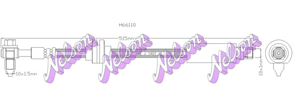 Brake Hose (H6611Q)
