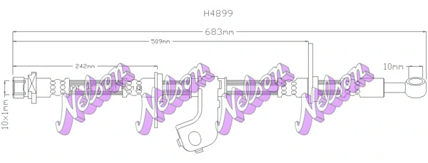 Brake Hose (H4899)