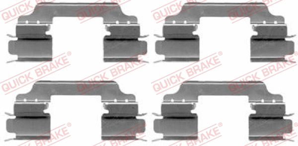 Accessory Kit, disc brake pad (109-1649)