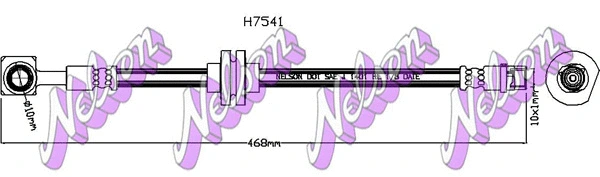 Brake Hose (H7541)