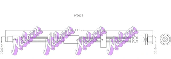 Brake Hose (H5619)