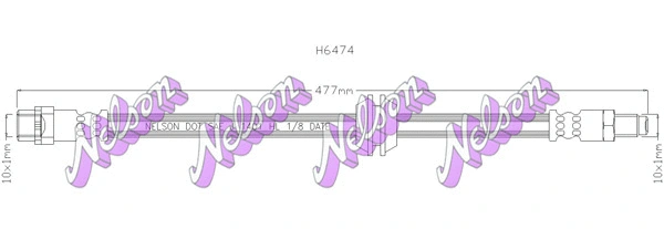 Brake Hose (H6474)