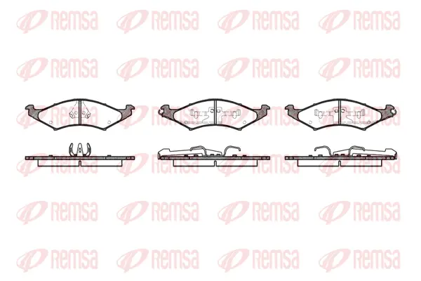 Brake Pad Set, disc brake (0527 00)