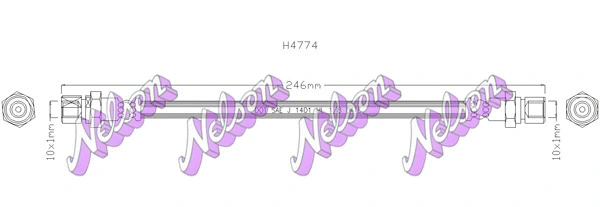Brake Hose (H4774)