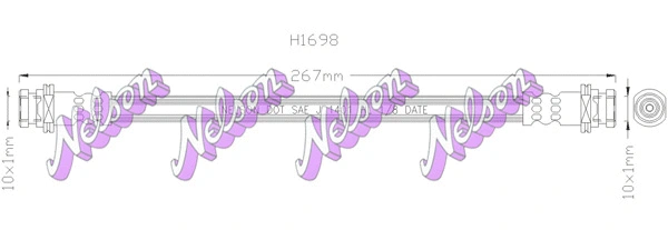 Brake Hose (H1698)