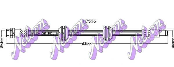 Brake Hose (H7596)