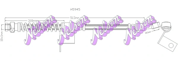 Brake Hose (H5945)