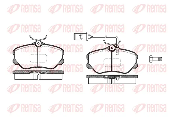 Brake Pad Set, disc brake (0303 12)