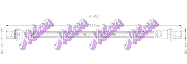 Brake Hose (H1481)