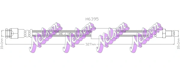 Brake Hose (H6395)