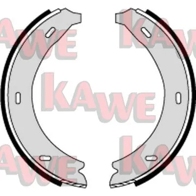 Brake Shoe Set, parking brake (07320)