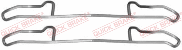 Accessory Kit, disc brake pad (109-1100)