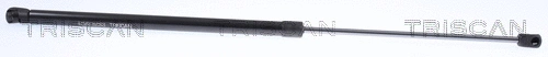 Gas Spring, boot/cargo area (8710 23299)