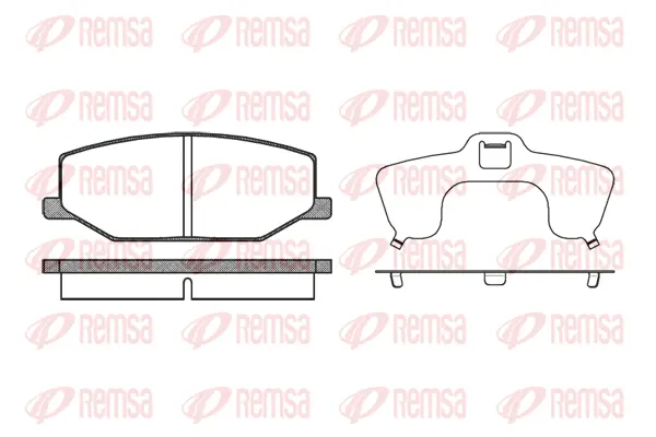 Brake Pad Set, disc brake (0190 10)