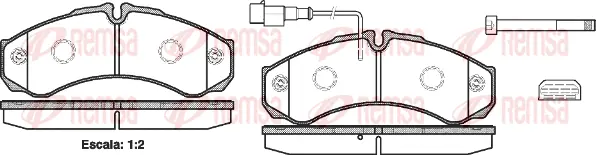 Brake Pad Set, disc brake (0651 32)