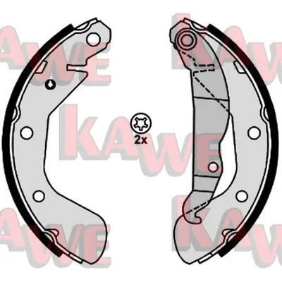 Brake Shoe Set (08120)