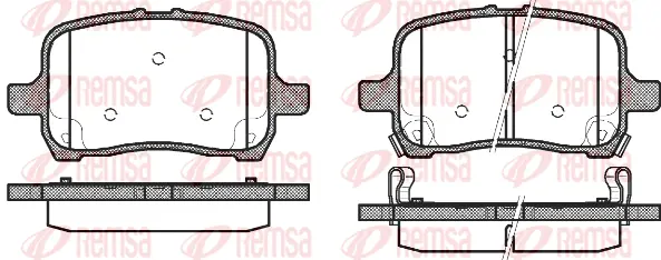 Brake Pad Set, disc brake (1089 22)