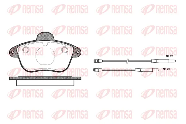 Brake Pad Set, disc brake (0401 04)