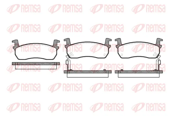 Brake Pad Set, disc brake (0174 02)