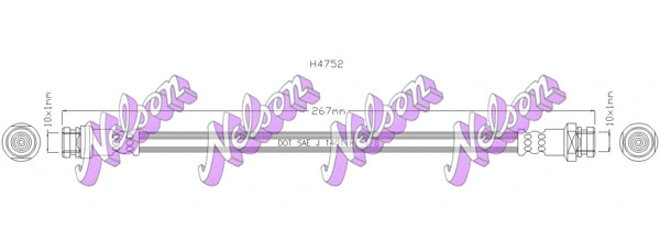 Brake Hose (H4752)