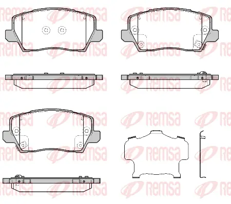 Brake Pad Set, disc brake (1803 02)