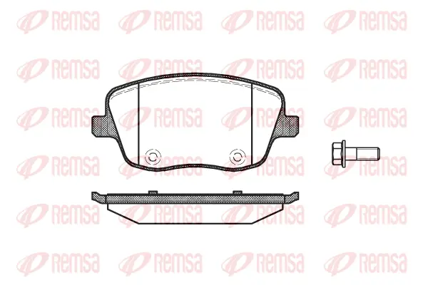 Brake Pad Set, disc brake (0775 00)