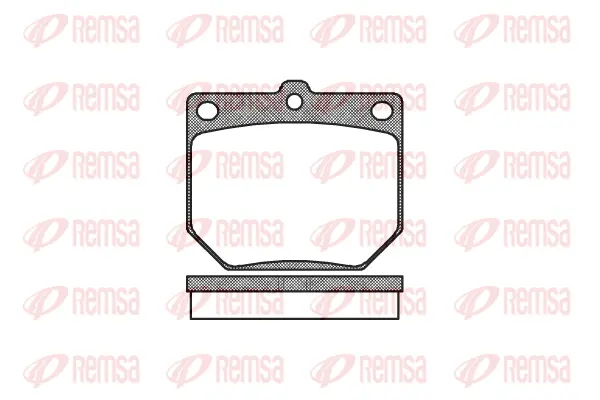 Brake Pad Set, disc brake (0077 20)