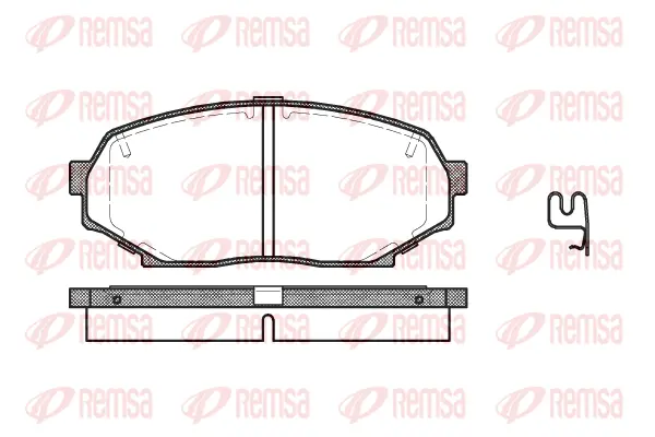 Brake Pad Set, disc brake (0338 12)