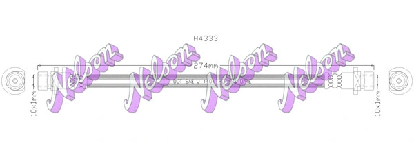 Brake Hose (H4333)