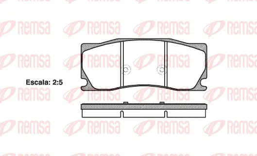 Brake Pad Set, disc brake (1402 00)