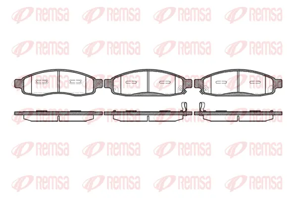 Brake Pad Set, disc brake (1094 12)