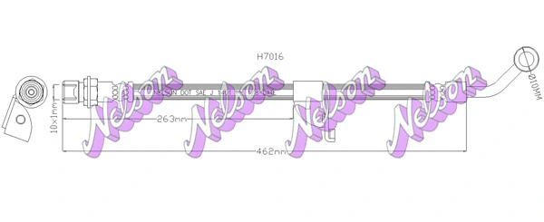 Brake Hose (H7016)