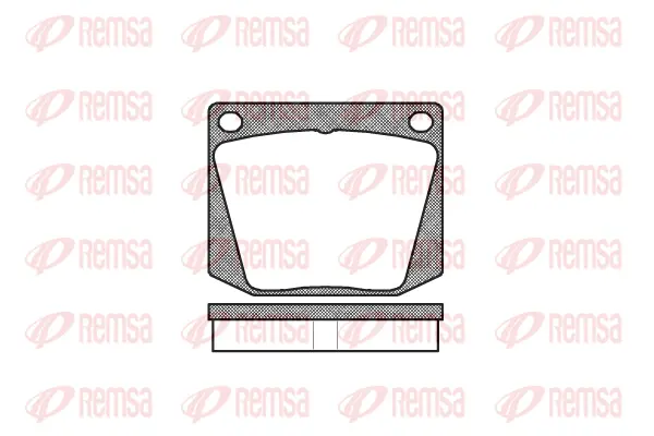 Brake Pad Set, disc brake (0038 00)