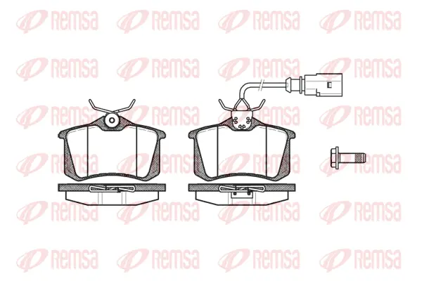 Brake Pad Set, disc brake (0263 02)